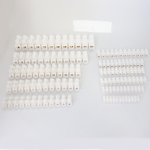 Bloque de terminales fijo de 12 posiciones de latón, Conector de caja de iluminación en forma de U, 12 bits máximo continuo 100A - Product Image 6