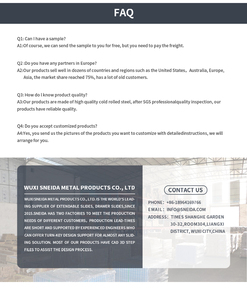 Sneida 76Mm Q235B Thép Cán Ngm Lạnh Ngăn Kéo Á Hậu Đường Sắt Đầy Đủ Mở Rộng Kênh Tự Khóa Nhiệm Vụ Nặng Nề Bóng Mang Ngăn Kéo Trượt - Product Image 6