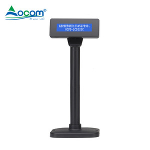 Рекламный внутренний ЖК-дисплей USB VGA 220 VFD ЖК-дисплей для кассового аппарата