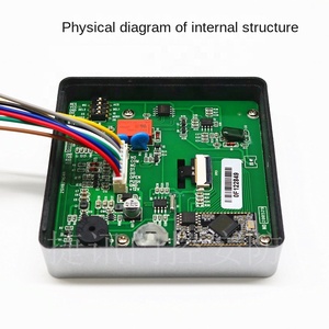 Lector de tarjetas de control de acceso a la puerta de la tarjeta de identificación NFC RFID IC con lector de tarjetas de escáner de código de barras - Product Image 3