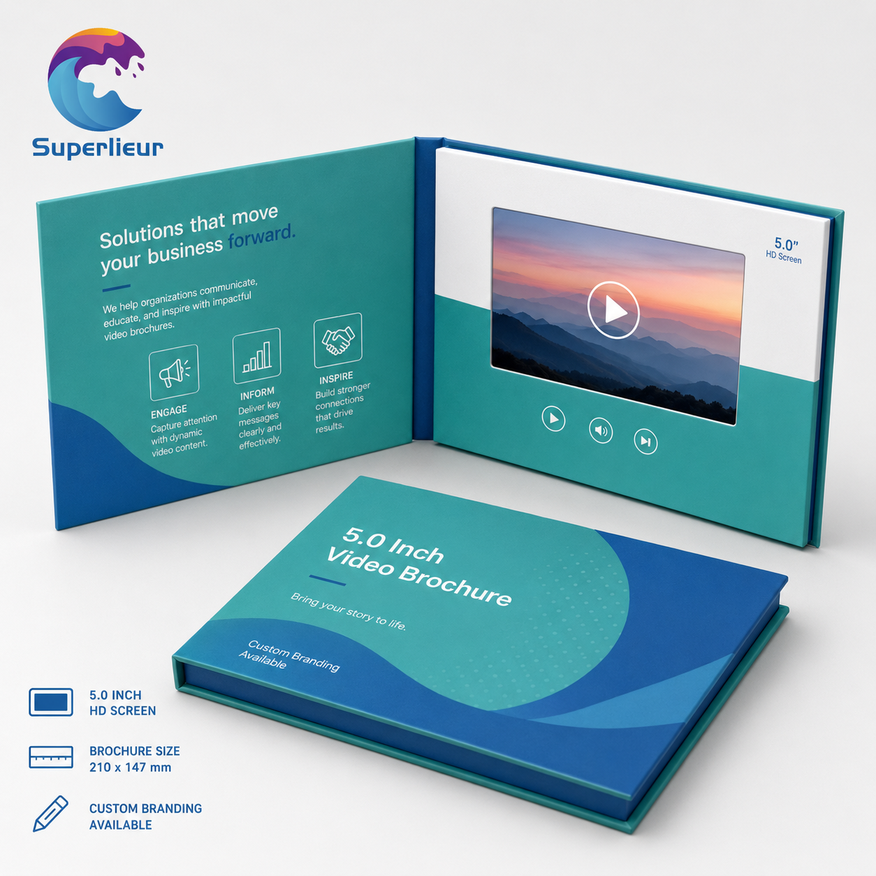 5.0inch Video Brochure