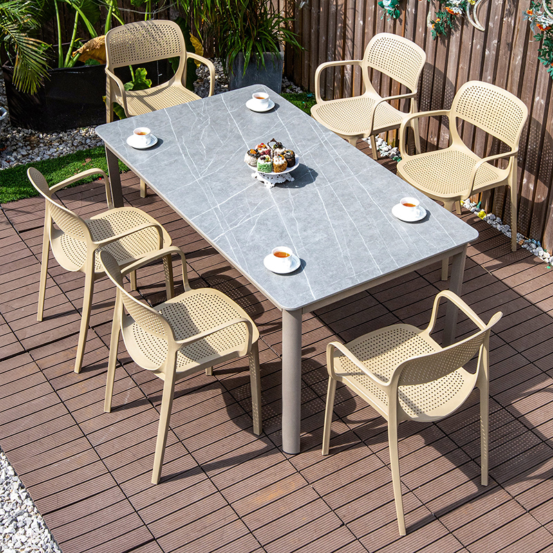 G-160 * 90cm table et 6 chaises