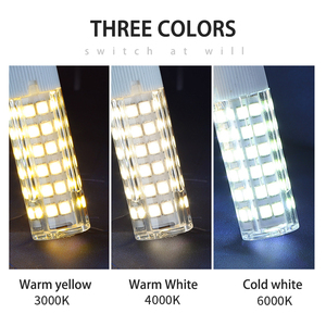 <strong>LED</strong> COB 1.5W 3W 5W 7W <strong>9W</strong> Cold Warm White High Bright Ceramic Silicone Corn Beads Light Bulb Plug AC 220V DC <strong>12V</strong> <strong>G4</strong> Type Base - Product Image 5