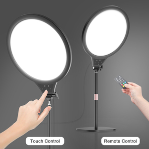 LUXCEO R10C yuvarlak RGB ışık 12 inç halka LED Video yuvarlak Panel lambası fotoğraf vlivelivestreaming için - Product Image 5