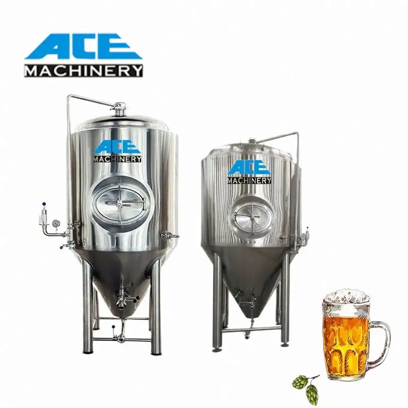 500 litri con qualità Premium offrono la massima durata per esigenze di produzione serbatoio di fermentazione della birra affidabile In birreria