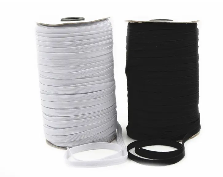 high quality cheaper price polyester knitting flat 5mm elastic band for DIY