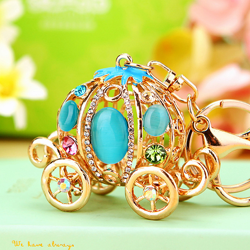 Chariot Citrouille Cendrillon Bleu Ciel