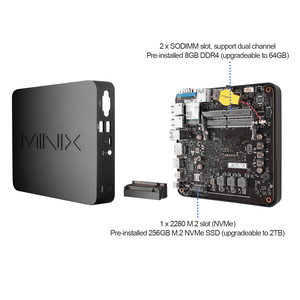 2022 HOT Selling <strong>MINIX</strong> NGC-5 Mini PC I5-8279U 8GB/256GB M.2 NVMe SSD Win10 Pro Mini Computer Linux - Product Image 6