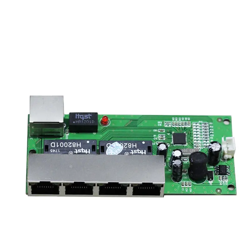 Лидер продаж RTL8306SD Тайвань чип поставщик 5-разъемное зарядное usb-устройство 10/100 Мбит/с сетевые коммутаторы модуль pcba плата 4-портовый концентратор RJ45