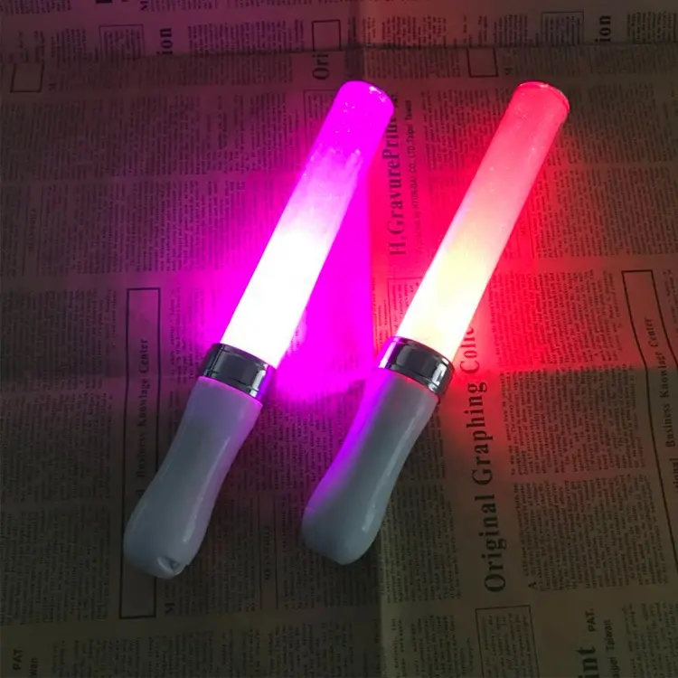 Luzes de led personalizadas para festa de dança, bastão de luz de led