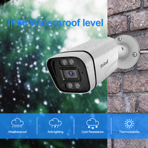 JideTech H.265 8 canales 5MP PoE sistema de cámara de seguridad detección humana al aire libre impermeable IP66 - Product Image 2