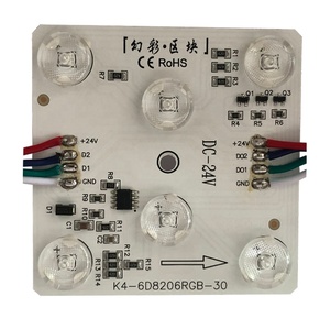 Dream Color Running SPI Bearbeitbare RGBIC Programmier bare 24V adressierbare IC GS8206 RGB LED-Modul für Werbung Beleuchtungs box