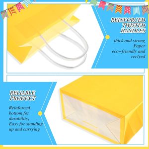 Kids Goodie Bag Custom Goody Bags for Baby Shower Birthday Party with Handles Different Senior DIY Staff - Product Image 4