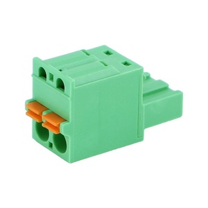 プラグイン端子台/PCB端子台/コネクタ2.50ピッチ2-18P緑色 - Product Image 1