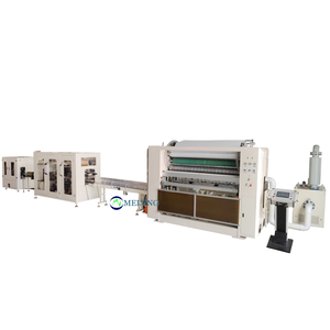 <strong>V</strong> Type <strong>Interfolded</strong> Extraction Tissue Paper Machine with Plastic Bag Packing Production Line - Product Image 1