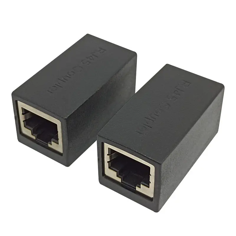 Rj45ネットワークアダプタrj45メスイーサネットrj45コネクタケーブル延長コンバータlanコネクタ