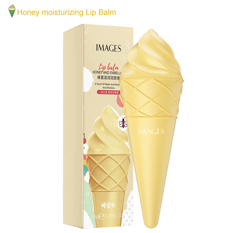 Baume à lèvres embellissent le miel