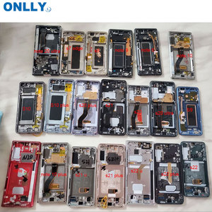 จอแสดงผล LCD สำหรับ Samsung S8 PLUS S9 PLUS S10 PLUS S10e S20 FE 5G S21พิเศษบวก5G หน้าจอสัมผัส S22เฉียบพร้อมอะไหล่กรอบ