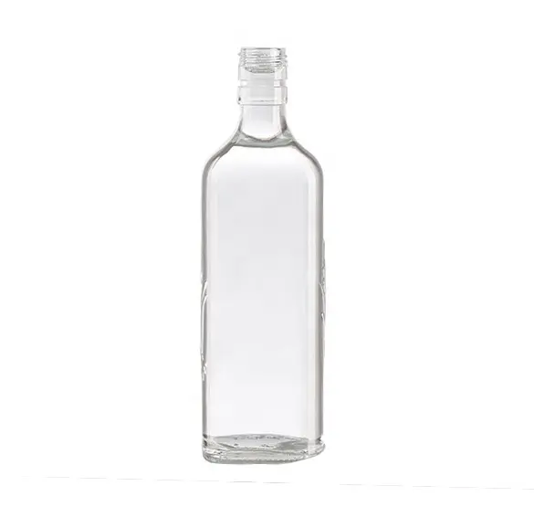 750 ml Crystal White Glass Tequila Bottle