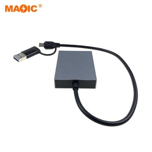 双头视频适配器转换器USB集线器类型-c USB 3.0到双HDMI集线器4k类型C USB到HDMI适配器 - Product Image 4