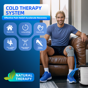 Portable Ice Cold <strong>Therapy</strong> Machine Cold Compress System Recovery and Rehabilitation <strong>for</strong> <strong>Knee</strong> Surgery - Product Image 2