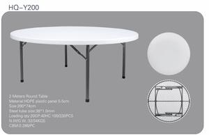 Bán Chạy Nhất <span class=keywords><strong>2</strong></span> Mét Bàn Tròn Nhà Hàng Cửa Hàng Thanh Cà Phê Cửa Hàng Hoạt Động Ngoài Trời Dã ngoại Công Viên Văn Phòng Bên Đám Cưới - Product Image 2