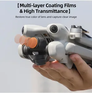 DJI Mini 4 için 4 Pro filtre ayarlanabilir dönen optik cam Lens Sunnylife ND 4/8/16/32-PL filtre seti aksesuarları - Product Image 5