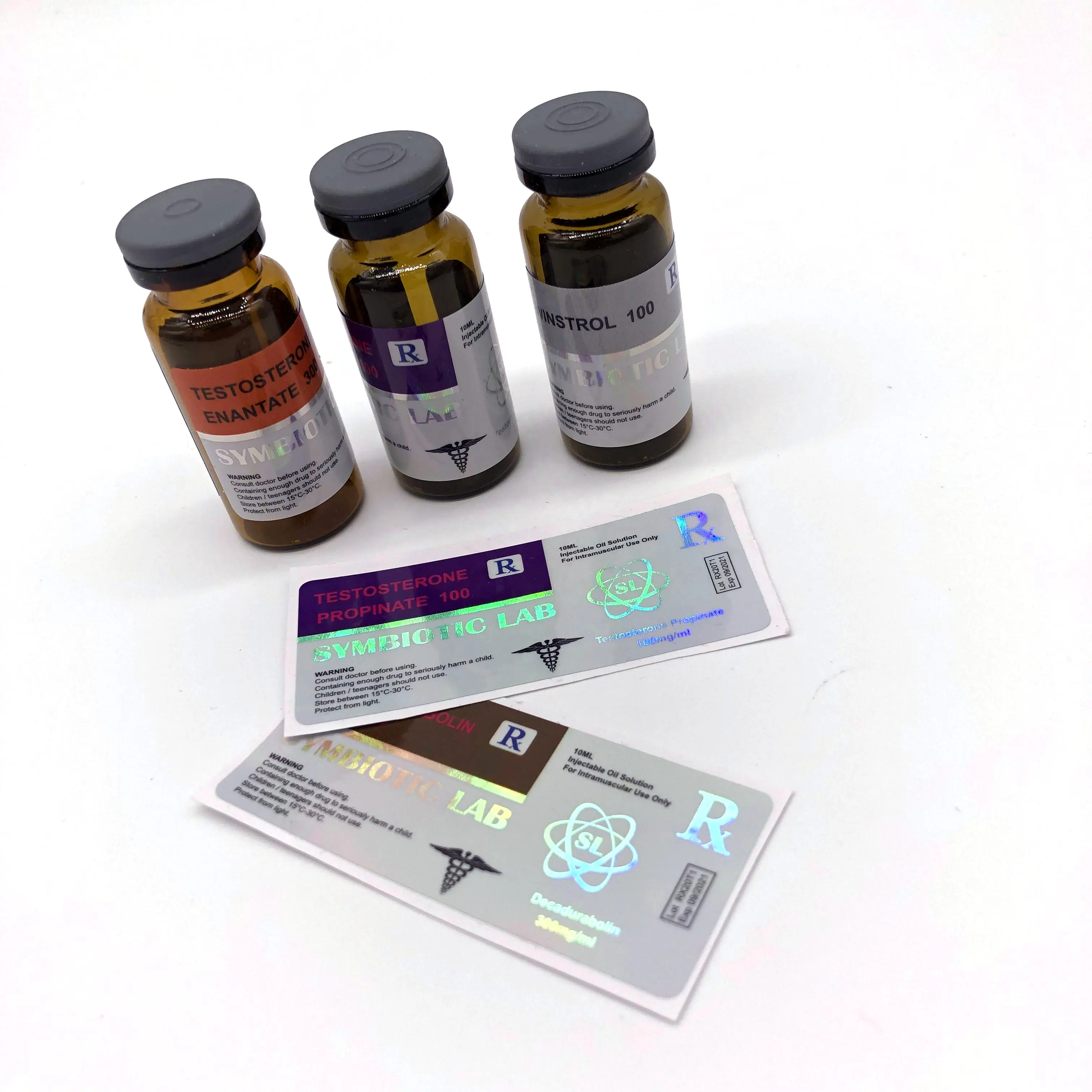 Flacon pulvérisateur laser coloré avec effet laser, soin de la santé, 1 pièce, flacon hologramme de 10ml, prix d'usine