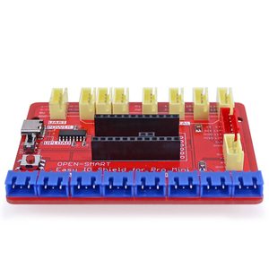 OPEN-SMART Easy IO Shield Kit Easy-plug colorato XH 2.54mm sensore di espansione con Pro Mini scheda/cavo USB per Arduino