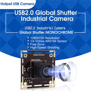 ELP 1 Megapixel Aptina AR0144 720P 60FPS keine Verzerrung Monochrome Global Shutter USB-Kamera modul Himbeer-Pi
