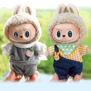 POP MART için otantik Labubu Macaron oyuncaklar & Popart Labubu Macaroons giyim PVC malzeme sevimli canavar tasarım - Product Image 3