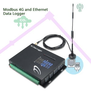 Real Time Pulse Counter Modbus 4G <strong>Network</strong> Data Logger device uploads sensors data Modbus meter reading via 4G <strong>network</strong> - Product Image 1