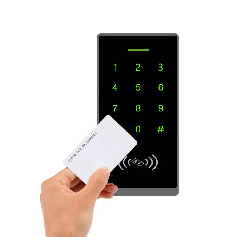 Cartões de identificação inteligentes em PVC com impressão personalizada de 13,56 MHz, identificação em concha RFID, etiqueta de identificação 125khz125Khz, cartões finos de NFC, cartão de controle de acesso