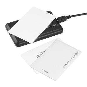 Lector de tarjetas RFID inteligente de proximidad y sin contacto USB de 125KHz y 13,56 MHz, lector de tarjetas de escritorio programable de doble frecuencia para MIFARE