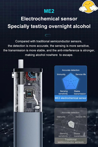 Özelleştirilebilir sürüş güvenliği alkol test cihazı doğru ölçüm elektrokimyasal alkol test cihazı taşımak için uygun kendini kontrol - Product Image 5