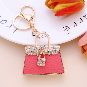 Chaokai Leather Bags With Fashionable Designs, Cute Keychain Pendants And Diamond-encrusted Alloy <strong>Key</strong> Are Available For