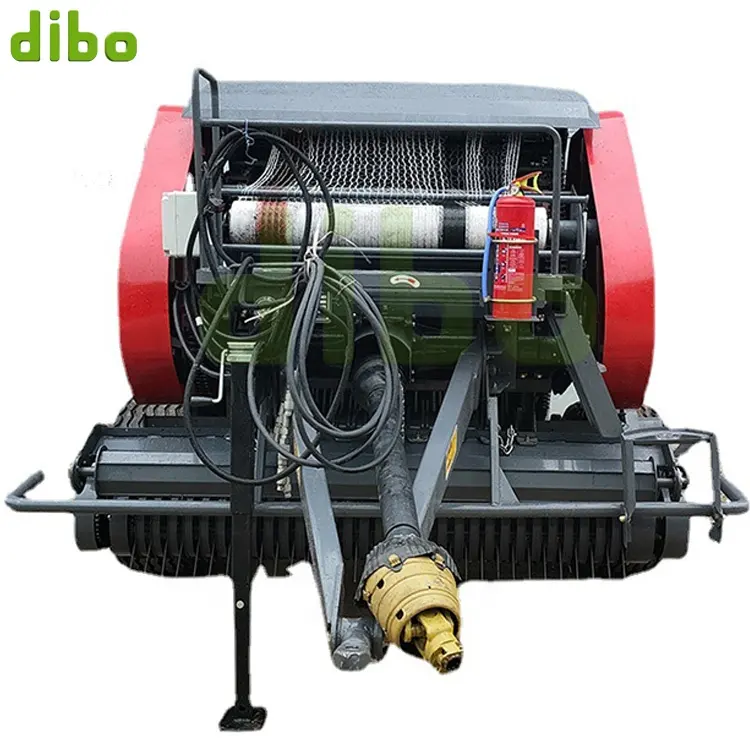 CE approved hay baler Packing Machine Small tractor pto driven mini baler machine round hay baler corn silage packing machine