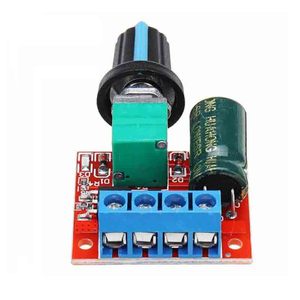 PWM DC regolatore motore 5V-35V velocità interruttore di controllo 5A funzione LED dimmer - Product Image 4