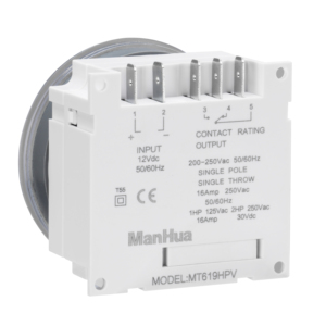 Manhua MT619HPV16A時計とバッテリーを備えた12VDCデジタルプログラマブルタイマー - Product Image 4
