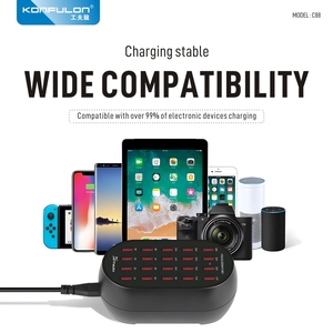 KONFULON 2024 New 100W High <strong>Power</strong> Charger with 20*<strong>USB</strong> <strong>Outputs</strong> for <strong>Multiple</strong> Devices Charging - Product Image 4
