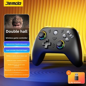Black Tortoise Wireless para controlador de juegos Bluetooth PC Computer Version Pro Hall Rocker con función de vibración Steam - Product Image 2