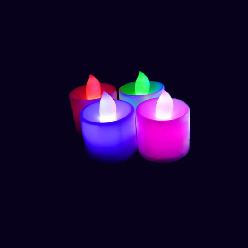 Velas Led con batería que cambian de color, vela eléctrica sin llama