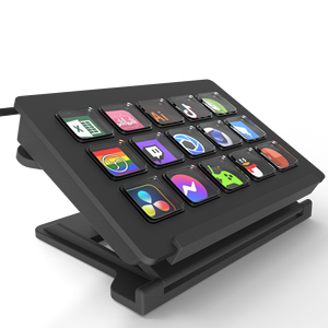 แป้นพิมพ์สำหรับสตรีมพร้อมปุ่ม LCD ปรับแต่งได้15ปุ่ม - Product Image 1