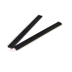 1x40 Pin Einreihige gerade Buchse 2,54mm Pitch Strip Anschluss buchse 1*40 40 p 40 Pin 40 Pin Für Pcb Arduino - Product Image 2