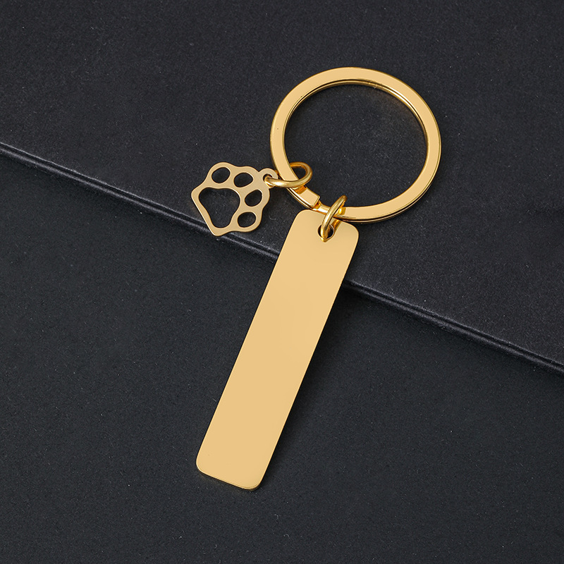 50 * 12mm long cat paw (Gold)