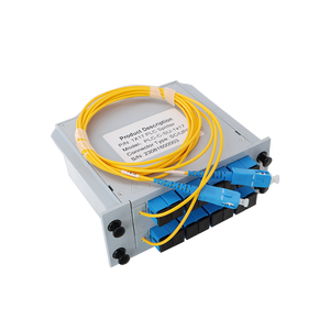 Excelente divisor de PLC de fibra óptica tipo casete 1*17 1:17 Entrada SC/UPC y PLC de salida 70%:30% desigual con coleta de 1,5 m - Product Image 4