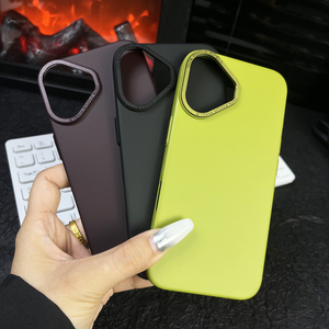 Lens koruma telefonu iPhone için kılıf 14 13 12 11 Pro Max mat cep telefonu kabuk iPhone 15 16 Pro Max - Product Image 4