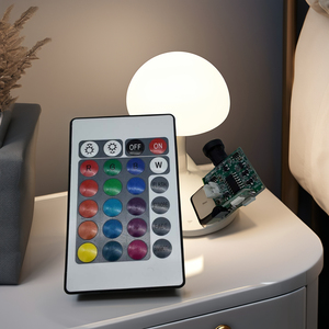 5VタッチセンサーRGBカラフルUSB充電式調光ムーンライト回路基板 (リモコン付き) - Product Image 1
