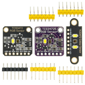 TCS34725 düşük güç IR engelleme filtresi RGB işık renk sensörü tanıma Diy kiti elektronik PCB kartı Arduino için programlanabilir