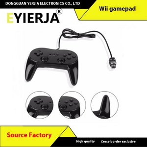 Controlador de juego profesional con cable de segunda generación para Wii Gamepad con función de choque DISEÑO DE Joystick de cuerno para venta al por mayor - Product Image 2